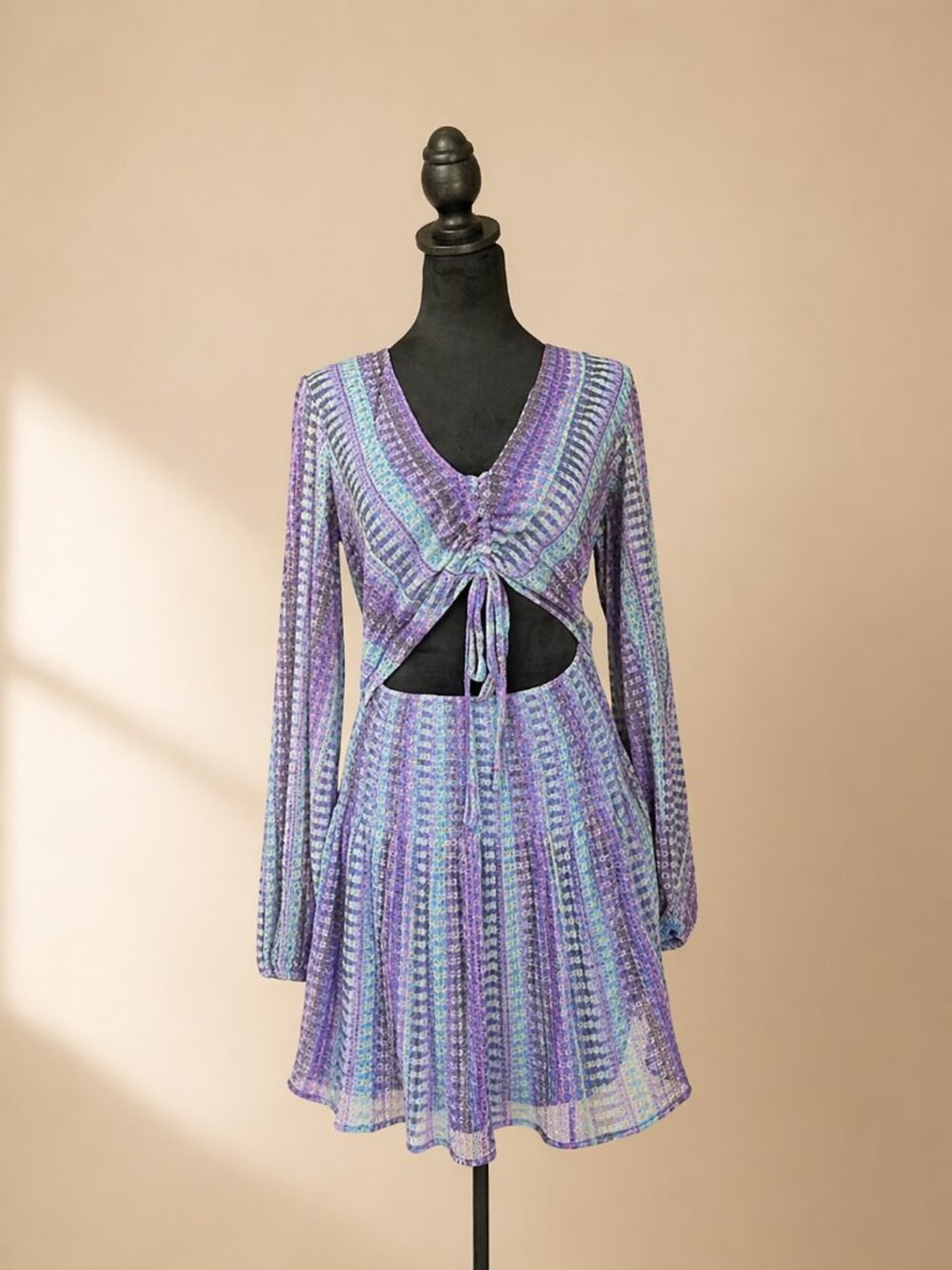 Ramy Brook Georgia Waist Cutout Mini Dress